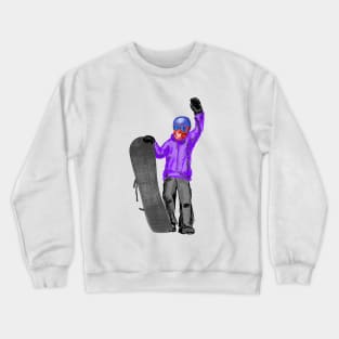 Snowboarder Crewneck Sweatshirt